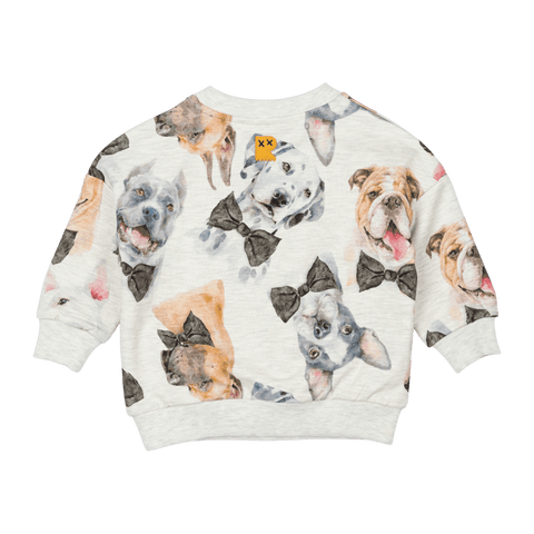 BLACK TIE PUPS SWEATSHIRT - Toddler Outerwear - Unisex