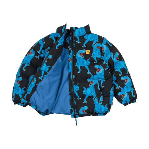 BLUE REX PUFFER JACKET - Toddler Outerwear - Girls