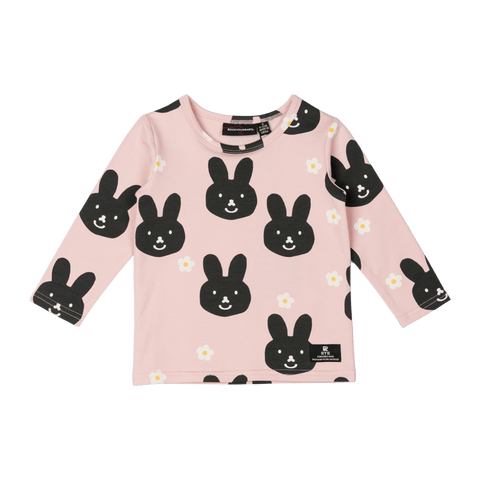 BUNNY FACE BABY T-SHIRT - Baby Top - Girls