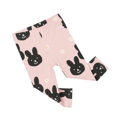 BUNNY FACE BABY TIGHTS - Baby Bottoms - Girls