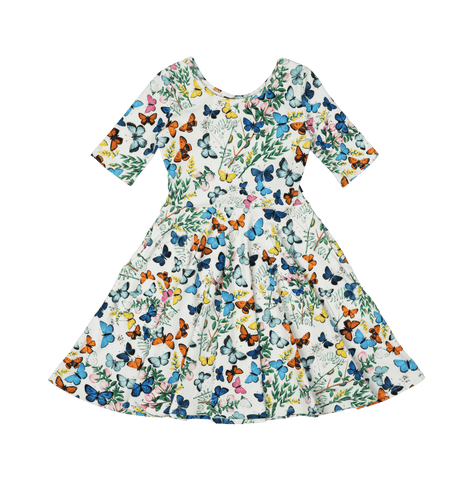 BUTTERFLIES MABEL WAISTED DRESS - Toddler Dresses - Girls