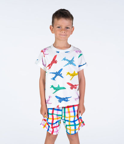 CHECK IT OUT BOARD SHORTS - Toddler Swim - Boys