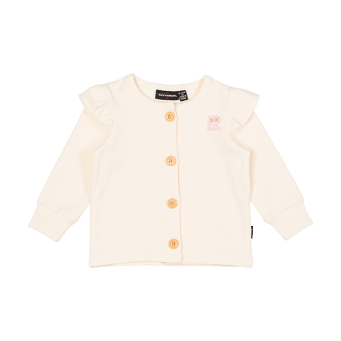 CREAM BABY CARDIGAN - Baby Outerwear - Girls