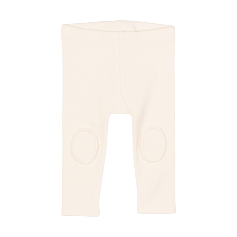 CREAM BABY KNEE PATCH TIGHTS - Baby Bottoms - Girls