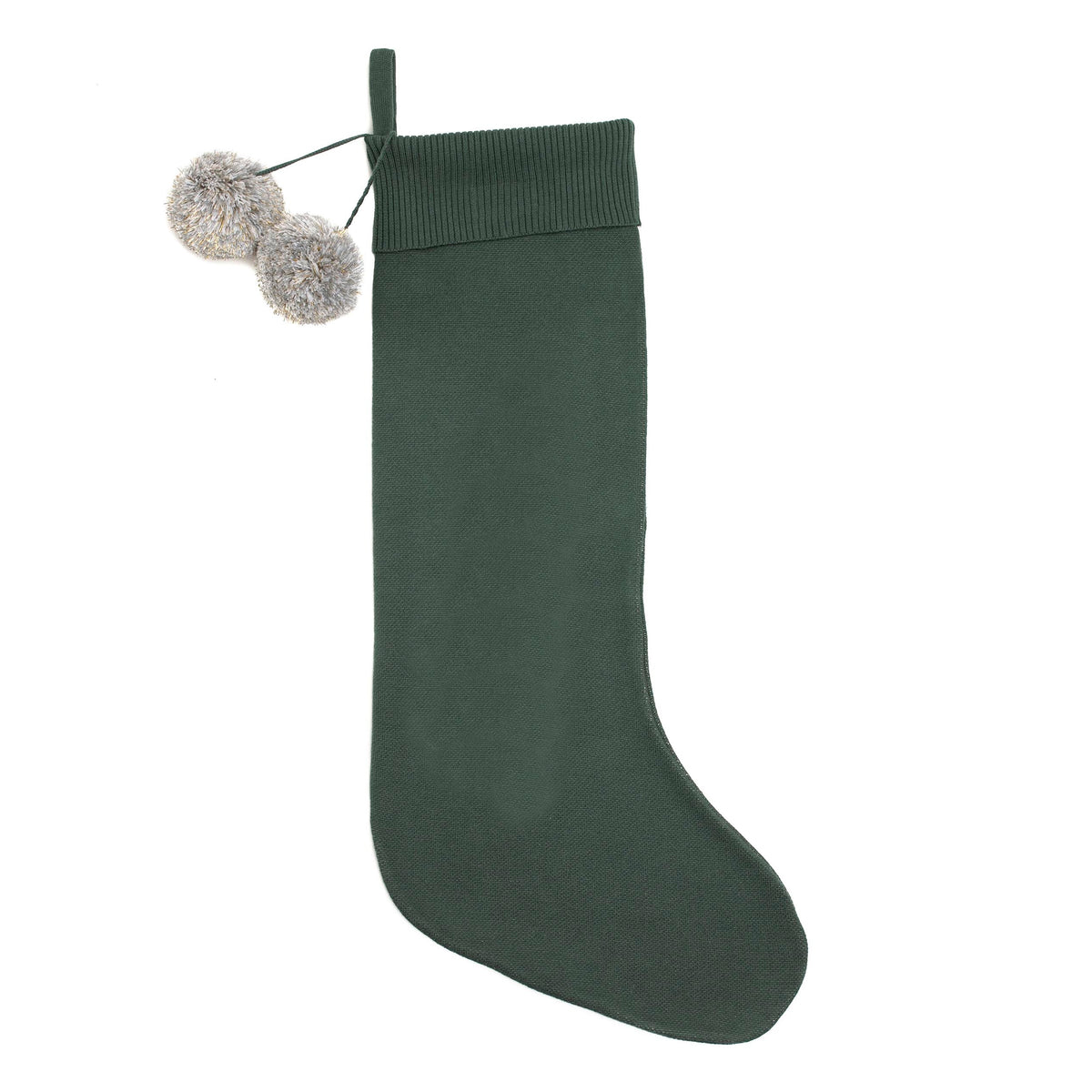 Classic Christmas Santa Stocking in Dark Forest - personalised and made to order by Namely Co, view 2