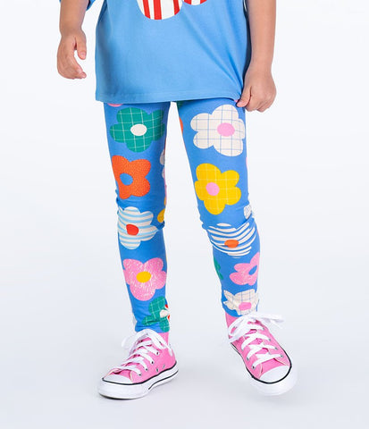 HAPPY FLOWERS TIGHTS - Toddler Bottoms - Girls