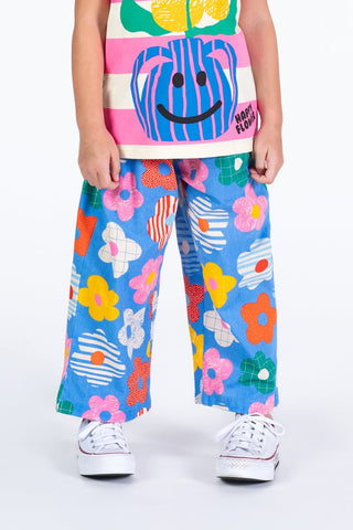 HAPPY FLOWERS WIDE LEG PANTS - Toddler Bottoms - Unisex