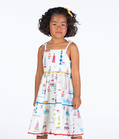 HIGH SEAS TIERED DRESS - Toddler Dresses - Girls