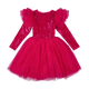 HOT PINK CRUSHED VELVET CIRCUS DRESS - Toddler Dresses - Girls
