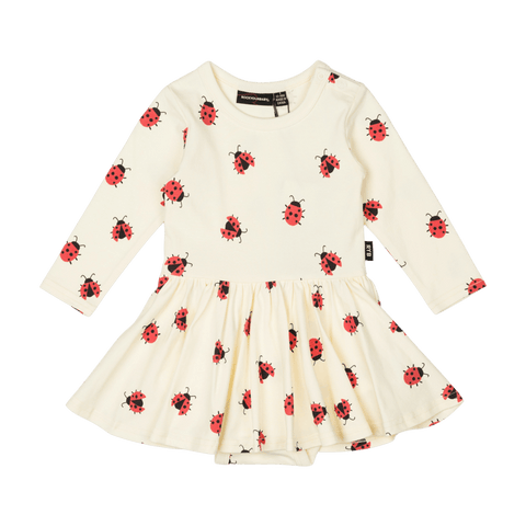 LADYBUG BABY WAISTED DRESS - Baby Dresses - Girls