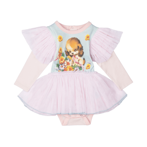 LITTLE PUPPY BABY CIRCUS DRESS - Baby Dresses - Girls