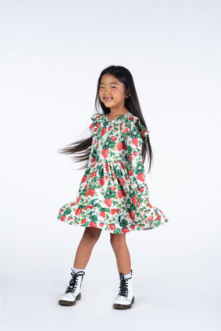 MALETTO LONG SLEEVE RUFFLE DRESS - Toddler Dresses - Girls