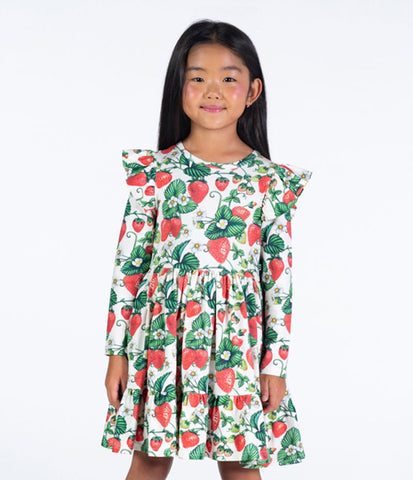 MALETTO LONG SLEEVE RUFFLE DRESS - Toddler Dresses - Girls