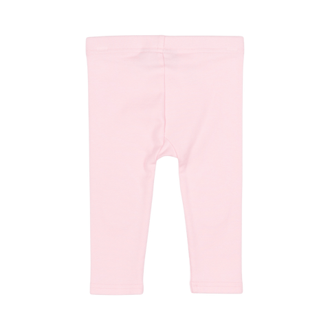 PALE PINK BABY KNEE PATCH TIGHTS - Baby Bottoms - Girls