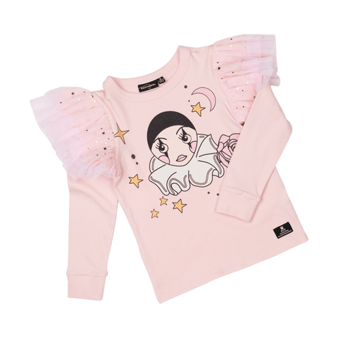 PIERROT MOON T-SHIRT - Toddler Top - Girls