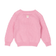 PINK BABY KNIT CARDIGAN - Baby Outerwear - Girls