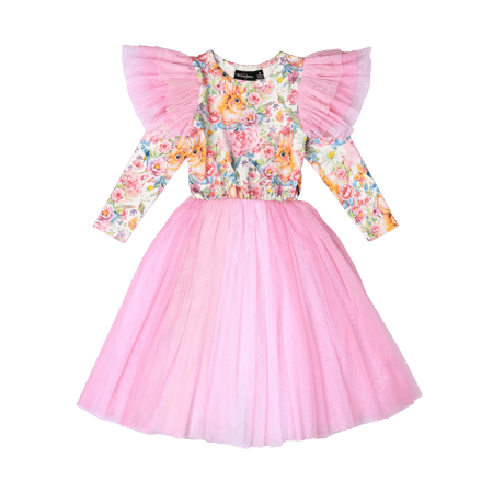 PRETTY BUNNIES FLOUNCE DRESS - Toddler Dresses - Girls