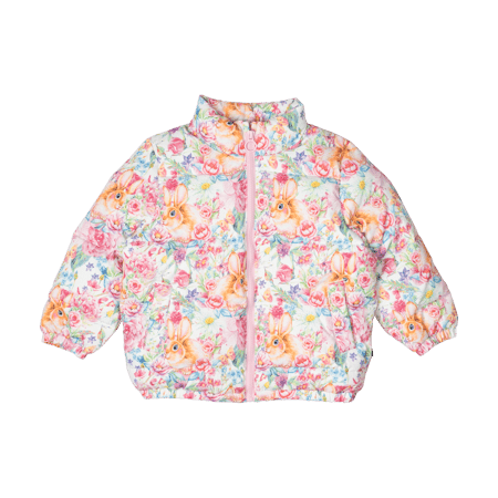 PRETTY BUNNIES PUFFER JACKET - Toddler Outerwear - Girls