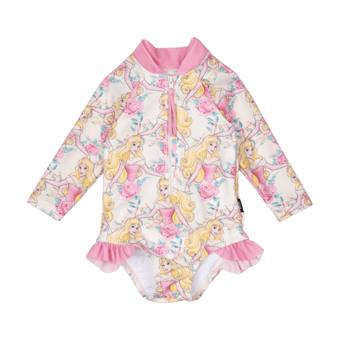 PRINCESS AURORA FLORAL BABY ONE PIECE - Baby Swim - Girls