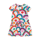 RAINBOWS & CONFETTI DROP WAIST DRESS - Toddler Dresses - Girls