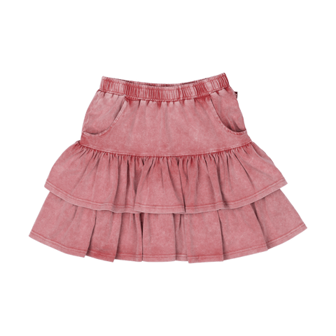 RED GRUNGE SKIRT - Toddler Bottoms - Girls