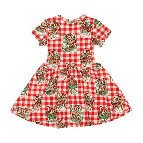 REINDEER JOY BABY DRESS - Baby Dresses - Girls