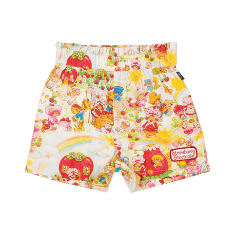 STRAWBERRY LAND PAPERBAG SHORTS - Toddler Bottoms - Girls