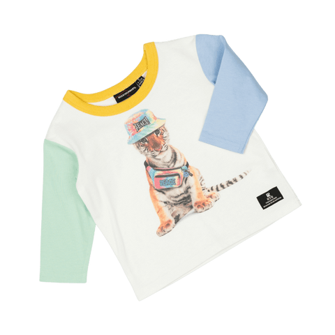 TEACH PEACE DOG BABY T-SHIRT - Baby Top - Unisex