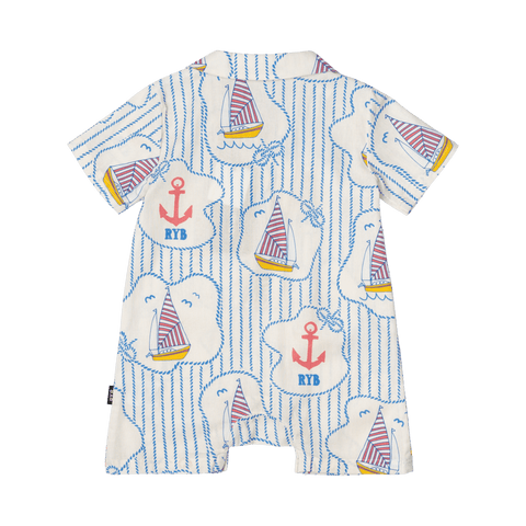 YACHTING SHIRT ROMPER - Playsuits and Bodysuits - Unisex