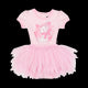 A pink ARISTOCAT BABY CIRCUS DRESS from Rock your Baby Online with a cat on it.