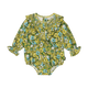 YELLOW DITSY FLORAL BABY ROMPER