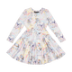 A Sorbet Unicorn Waisted Dress with unicorns on it, by Rock your Baby Online.