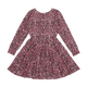 PINK LEOPARD WAISTED DRESS