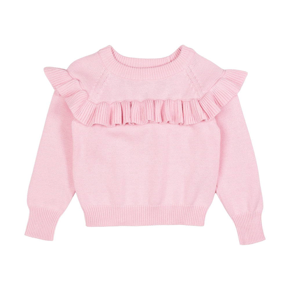 Frill on sale knit jumper