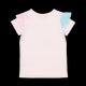 A Rainbow Dreams T-shirt with blue and pink ruffles by Rock your Baby Online.