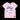 Girls pink t-shirt with front fairy princess print