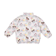 A FAIRIES PUFFER JACKET by Rock your Baby Online with a flower print on it.