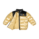 GOLD METALLIC PUFFER JACKET