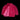 Girls hot pink puffer jacket embellished in all-over hot pink sequins