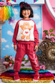RED CARE BEARS TRACK PANTS